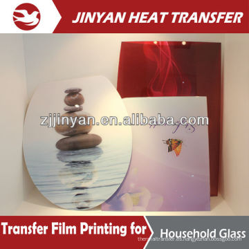 PET Film Heat Transfer Print For Glass